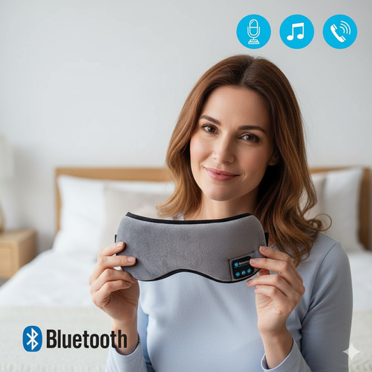 Antifaz para Dormir/Meditar con Auriculares Bluetooth Integrados